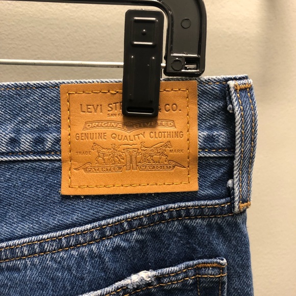 24.Levi’s Premium Wedgie Straight Jeans Sz 28✖️28 - Picture 12 of 13